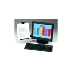 3M Dokumentholder Til Fladskærm, Sort