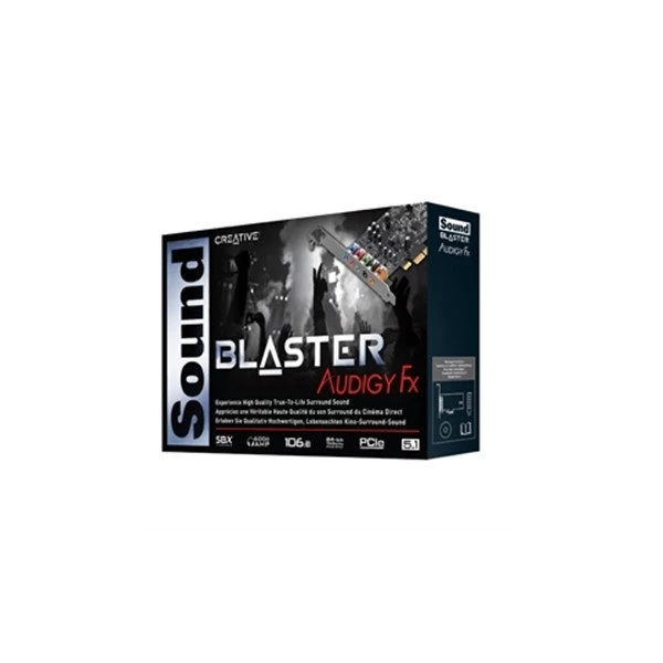 Creative Sound Blaster Audigy FX Lydkort 4 Creative Sound Blaster Audigy FX Lydkort - Billede 2