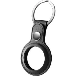 Deltaco Apple AirTag Nøglering, Læder, Sort 7 Deltaco Apple AirTag Nøglering, Læder, Sort -Computer Og Tablet Tilbehør deltaco apple airtag noglering lader sort 2