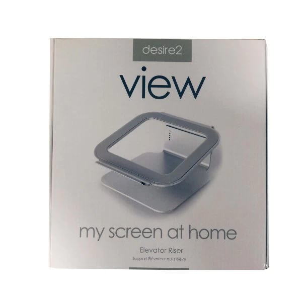 Desire2 Laptop Stander Riser Elevator, Sølv 4 Desire2 Laptop Stander Riser Elevator, Sølv - Billede 2