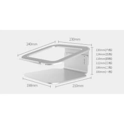 Desire2 Laptop Stander Riser Elevator, Sølv 15 Desire2 Laptop Stander Riser Elevator, Sølv -Computer Og Tablet Tilbehør desire2 laptop stander riser elevator solv 7