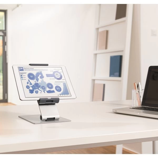 Durable Bordstander Til IPad/tablet, Aluminium 18 Durable Bordstander Til IPad/tablet, Aluminium - Billede 16