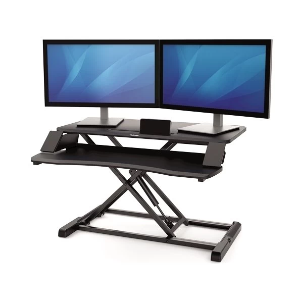 Fellowes Corsivo Sit Stand Workstation 3 Fellowes Corsivo Sit Stand Workstation