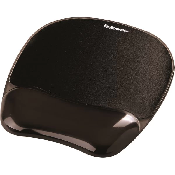 Fellowes Crystal Gel Musemåtte Med Håndledsstøtte 4 Fellowes Crystal Gel Musemåtte Med Håndledsstøtte - Billede 2