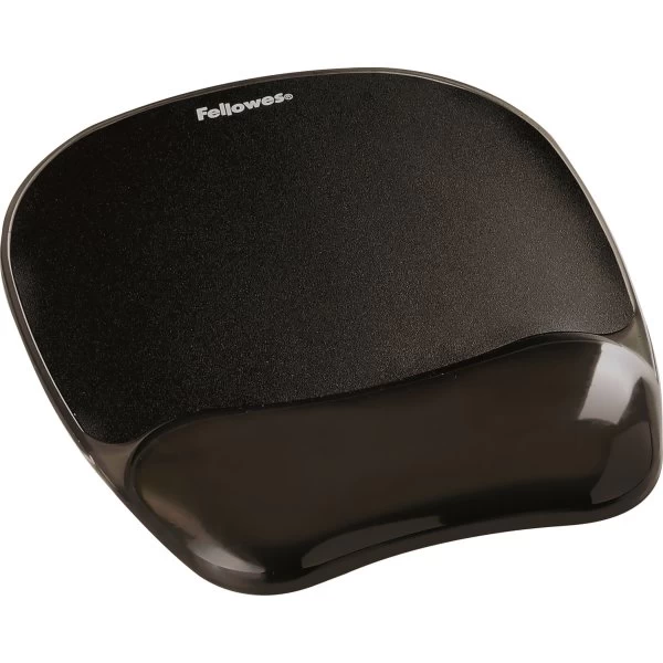 Fellowes Crystal Gel Musemåtte Med Håndledsstøtte 3 Fellowes Crystal Gel Musemåtte Med Håndledsstøtte