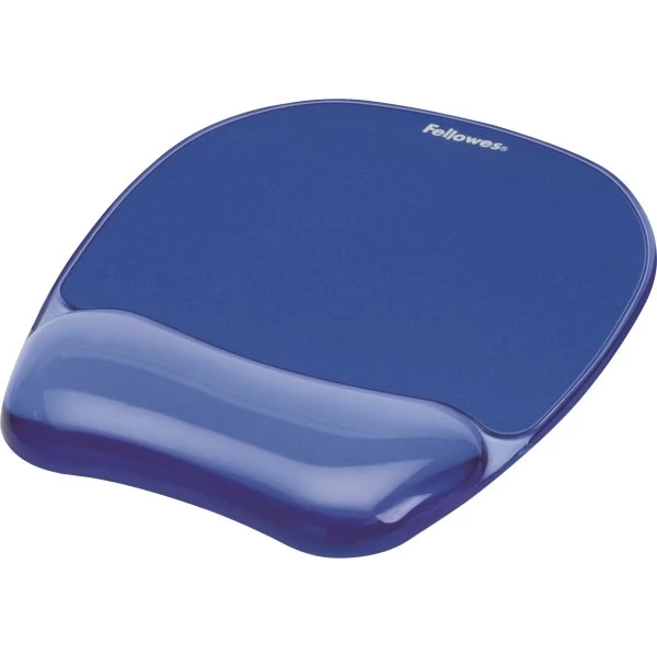 Fellowes Gel Musemåtte Med Håndledsstøtte, Blå 4 Fellowes Gel Musemåtte Med Håndledsstøtte, Blå - Billede 2
