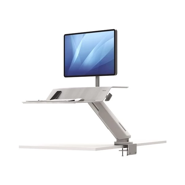 Fellowes Lotus RT Sit-Stand Workstation, Hvid 3 Fellowes Lotus RT Sit-Stand Workstation, Hvid