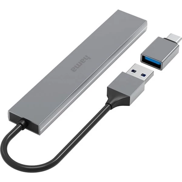 HAMA 3.2 USB-A Hub 4x Porte M/ USB-C Adapter 4 HAMA 3.2 USB-A Hub 4x Porte M/ USB-C Adapter - Billede 2