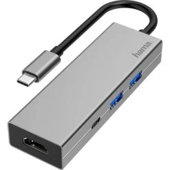 HAMA Hub USB-C 4x Porte Inkl. HDMI