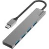 HAMA USB-C Hub 4x Porte, Grå 2 HAMA USB-C Hub 4x Porte, Grå -Computer Og Tablet Tilbehør hama usbc hub 4x porte gra