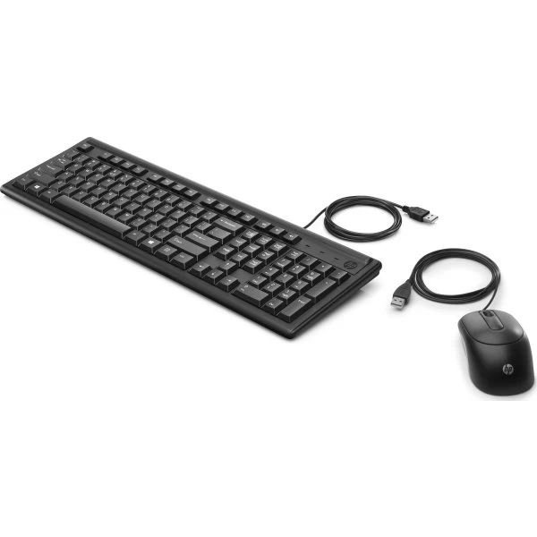 HP 160 Kablet Sæt Med Tastatur Og Mus, Sort 4 HP 160 Kablet Sæt Med Tastatur Og Mus, Sort - Billede 2