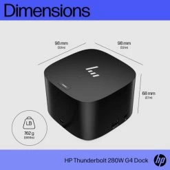 HP Thunderbolt G4 Dock 280W M. Splitkabel 11 HP Thunderbolt G4 Dock 280W M. Splitkabel -Computer Og Tablet Tilbehør hp thunderbolt g4 dock 280w m splitkabel 5