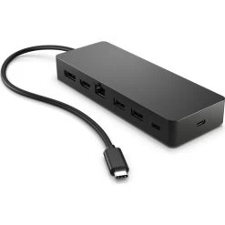 HP Universel USB-C-hub, Multi Port, Sort