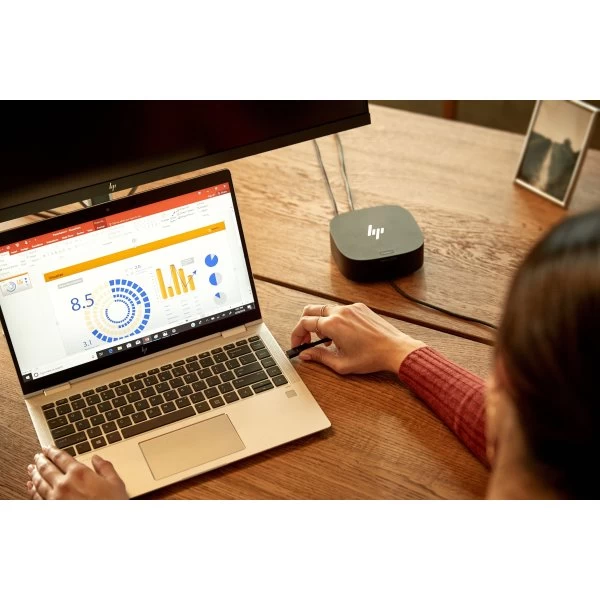 HP USB-C/A Universal Dock G2 Dockingstation 11 HP USB-C/A Universal Dock G2 Dockingstation - Billede 9