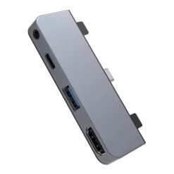 Hyper 4-i-1 USB-C Hub Til IPad, Grå