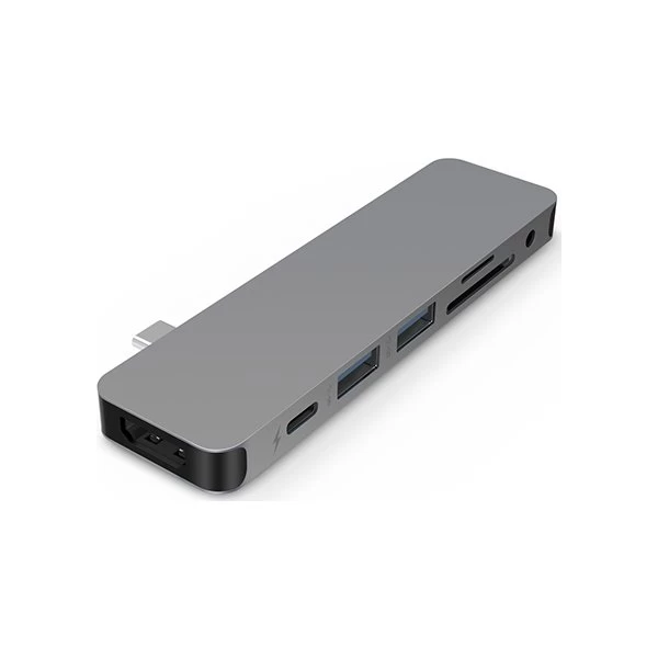 Hyper Solo 7-i-1 USB-C Hub, Grå 3 Hyper Solo 7-i-1 USB-C Hub, Grå