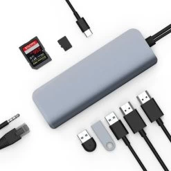 Hyper Viper 10-i-2 USB-C Hub, Grå 7 Hyper Viper 10-i-2 USB-C Hub, Grå -Computer Og Tablet Tilbehør hyper viper 10i2 usbc hub gra 3