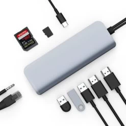 Hyper Viper 10-i-2 USB-C Hub, Sølv 7 Hyper Viper 10-i-2 USB-C Hub, Sølv -Computer Og Tablet Tilbehør hyper viper 10i2 usbc hub solv 3