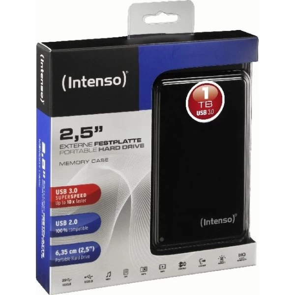 Intenso 2,5" USB 3.0 1TB, Sort 4 Intenso 2,5" USB 3.0 1TB, Sort - Billede 2
