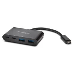 Kensington CH1000 4-port USB-C Hub, Sort