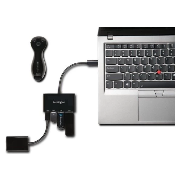 Kensington CH1000 4-port USB-C Hub, Sort 5 Kensington CH1000 4-port USB-C Hub, Sort - Billede 3