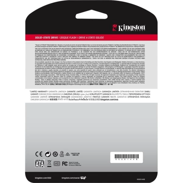 Kingston A400 Intern SSD, 960GB 7 Kingston A400 Intern SSD, 960GB - Billede 5