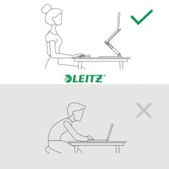 Leitz Ergo Justerbar Multivinklet Laptop Stand 12 Leitz Ergo Justerbar Multivinklet Laptop Stand -Computer Og Tablet Tilbehør leitz ergo justerbar multivinklet laptop stand 5