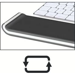 Leitz Ergo WOW Keyboard Håndledsstøtte, Sort 12 Leitz Ergo WOW Keyboard Håndledsstøtte, Sort -Computer Og Tablet Tilbehør leitz ergo wow keyboard handledsstotte sort 5