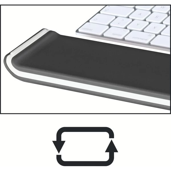 Leitz Ergo WOW Keyboard Håndledsstøtte, Sort 7 Leitz Ergo WOW Keyboard Håndledsstøtte, Sort - Billede 5