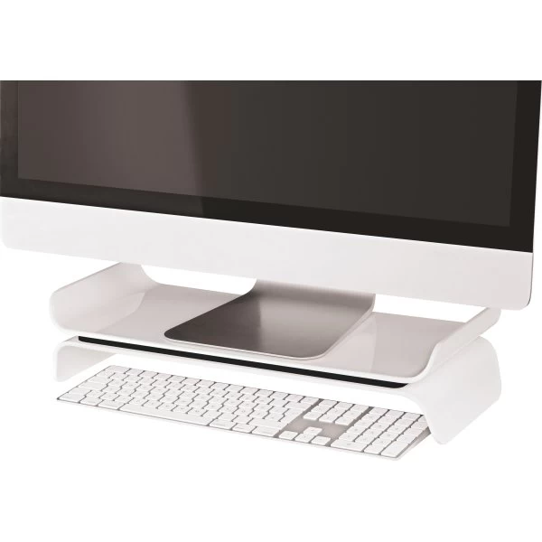 Leitz Ergo WOW Monitor Stand, Hvid 4 Leitz Ergo WOW Monitor Stand, Hvid - Billede 2