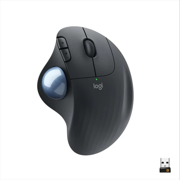 Logitech M575 Ergo Trackball, Grå 3 Logitech M575 Ergo Trackball, Grå