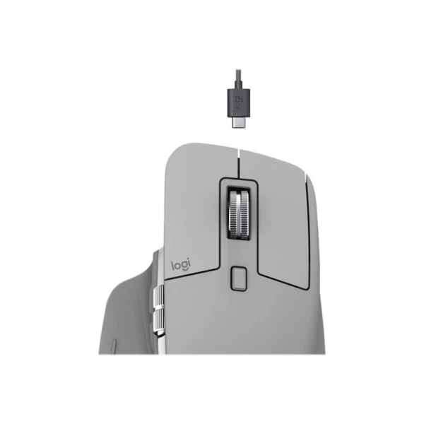 Logitech MX Master 3 Avanceret Trådløs Mus, Grå 6 Logitech MX Master 3 Avanceret Trådløs Mus, Grå - Billede 4