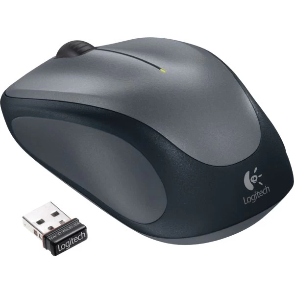 Logitech M235 Wireless Mouse, Grå 3 Logitech M235 Wireless Mouse, Grå