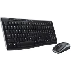 Logitech MK270 Wireless Trådløst Tastatur/mus Sæt