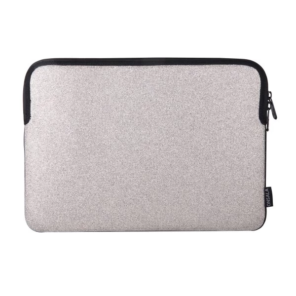 ONSALA 13/14” Glitter Sleeve, Sølv 3 ONSALA 13/14” Glitter Sleeve, Sølv