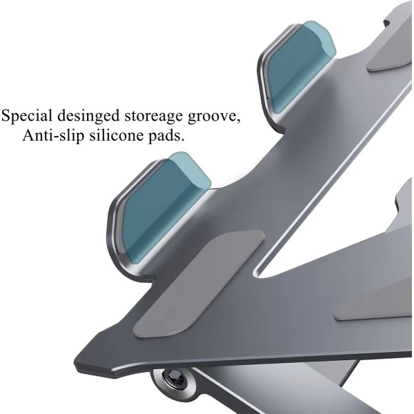 Philbert Universal Laptop/tablet Stander, Sølv 5 Philbert Universal Laptop/tablet Stander, Sølv - Billede 3