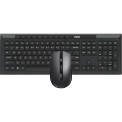 RAPOO 8210M Multi-Mode Trådløst Tastatursæt, Sort