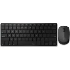 RAPOO 9000M Multi-Mode Trådløst Tastatursæt, Sort