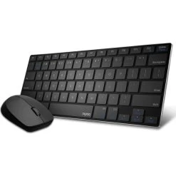 RAPOO 9000M Multi-Mode Trådløst Tastatursæt, Sort 8 RAPOO 9000M Multi-Mode Trådløst Tastatursæt, Sort -Computer Og Tablet Tilbehør rapoo 9000m multimode tradlost tastatursat sort 3