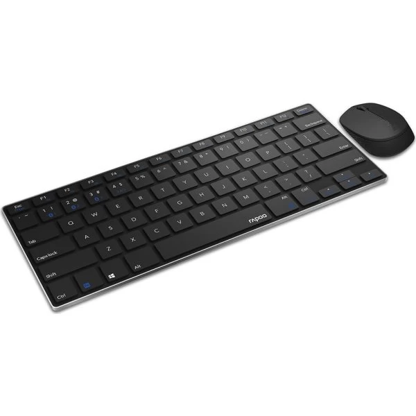RAPOO 9000M Multi-Mode Trådløst Tastatursæt, Sort 6 RAPOO 9000M Multi-Mode Trådløst Tastatursæt, Sort - Billede 4