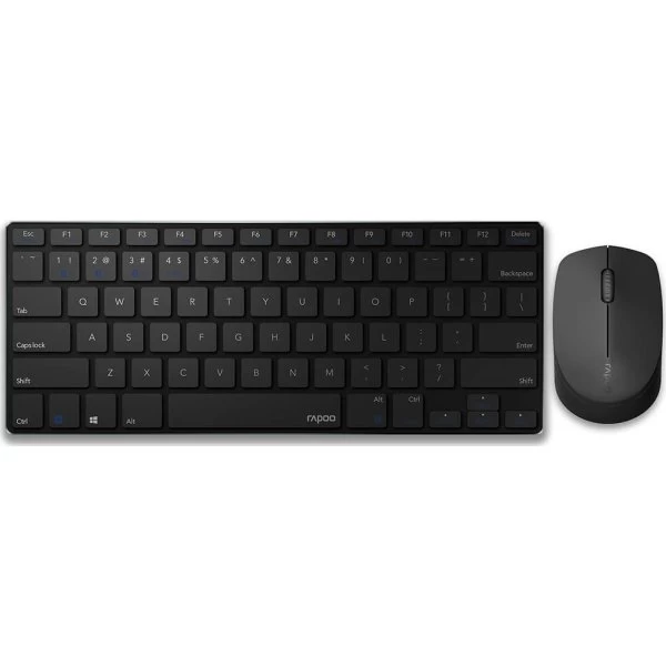 RAPOO 9000M Multi-Mode Trådløst Tastatursæt, Sort 3 RAPOO 9000M Multi-Mode Trådløst Tastatursæt, Sort