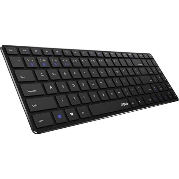 RAPOO 9300M Multi-Mode Trådløst Tastatursæt, Sort 6 RAPOO 9300M Multi-Mode Trådløst Tastatursæt, Sort - Billede 4