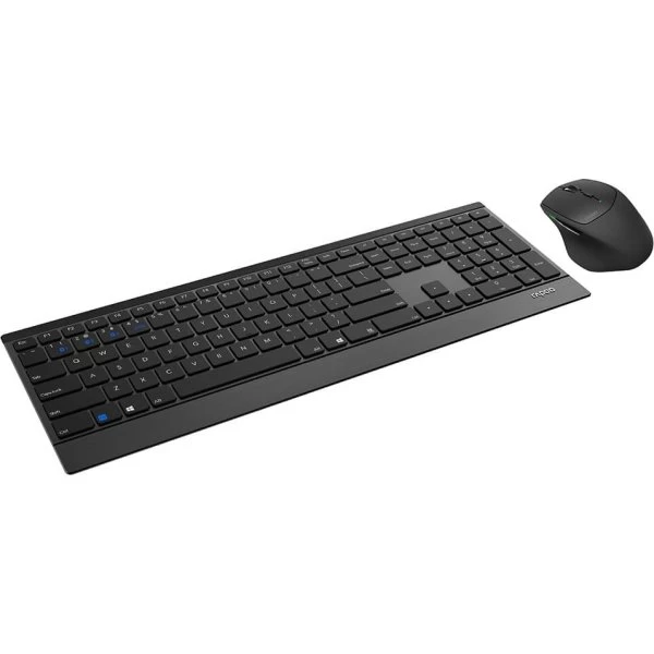 RAPOO 9500M Multi-Mode Trådløst Tastatursæt, Sort 7 RAPOO 9500M Multi-Mode Trådløst Tastatursæt, Sort - Billede 5