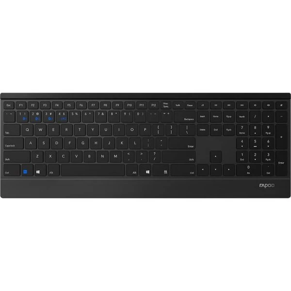 RAPOO 9500M Multi-Mode Trådløst Tastatursæt, Sort 8 RAPOO 9500M Multi-Mode Trådløst Tastatursæt, Sort - Billede 6