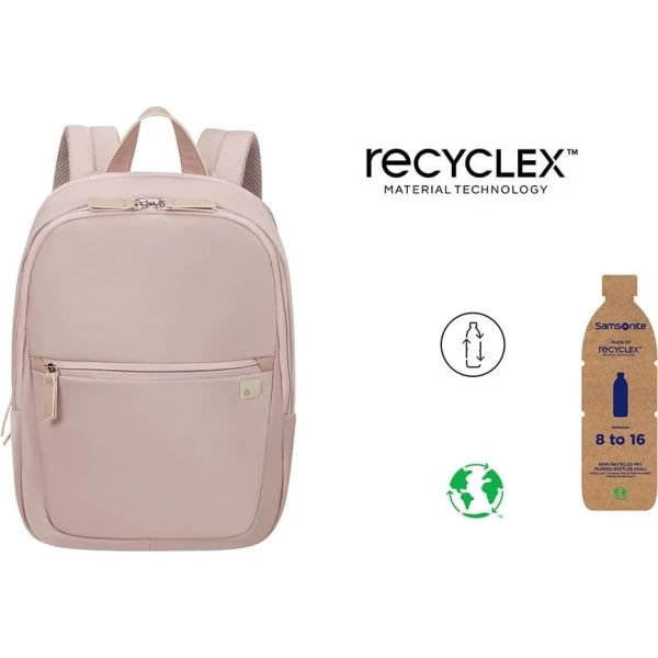 Samsonite Ecowave 14" Rygsæk, Rosa 4 Samsonite Ecowave 14" Rygsæk, Rosa - Billede 2