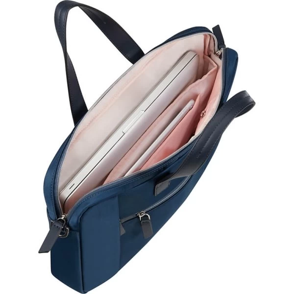 Samsonite Ecowave 15" Slim Computertaske, Navy Blå 6 Samsonite Ecowave 15" Slim Computertaske, Navy Blå - Billede 4