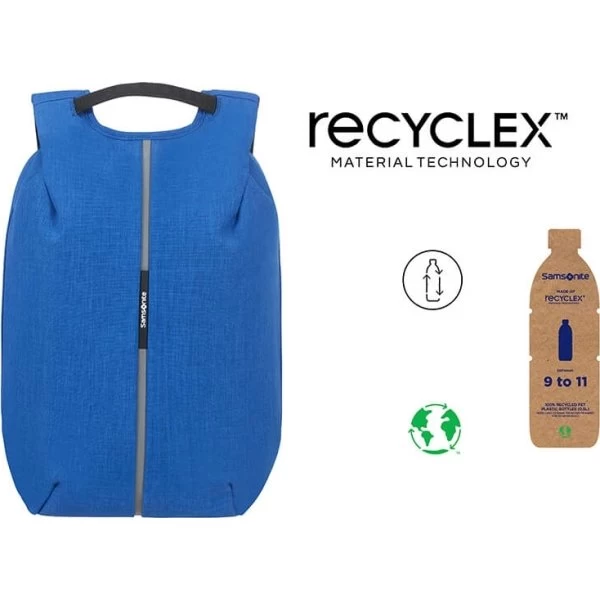 Samsonite Securipak 15,6" Rygsæk, Blå 4 Samsonite Securipak 15,6" Rygsæk, Blå - Billede 2
