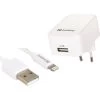 Sandberg Universal USB-oplader Med Lightning-kabel 1 Sandberg Universal USB-oplader Med Lightning-kabel -Computer Og Tablet Tilbehør sandberg universal usboplader med lightningkabel