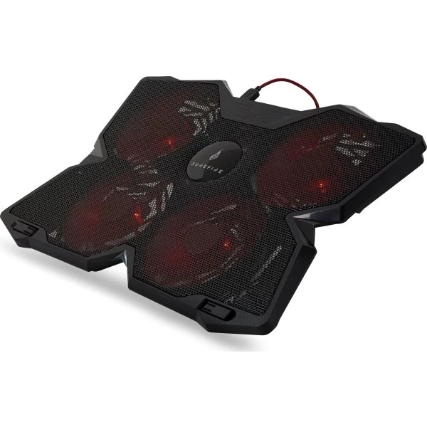 SureFire Bora Gaming Laptop Køler, Rød 3 SureFire Bora Gaming Laptop Køler, Rød