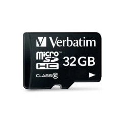 Verbatim 32GB MicroSDHC Class 10 M/adapter